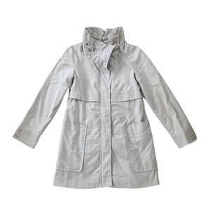 🖤 GUC🖤 ZARA Light Bone Pleated Back Coat